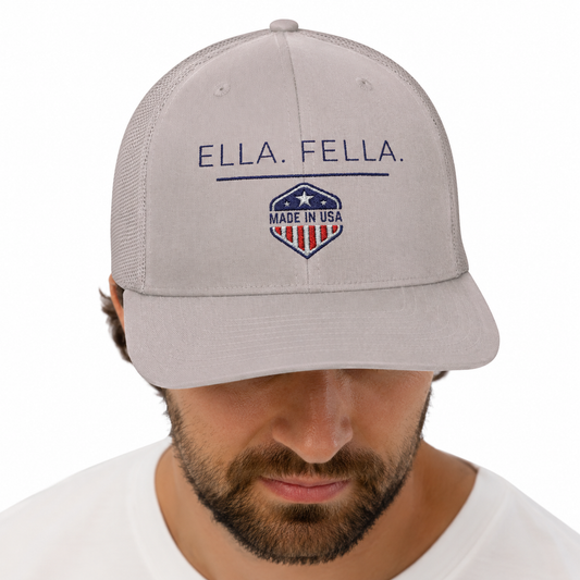 Ella Fella Made in USA Hat Country Music Fan Adjustable Baseball Cap Western Style