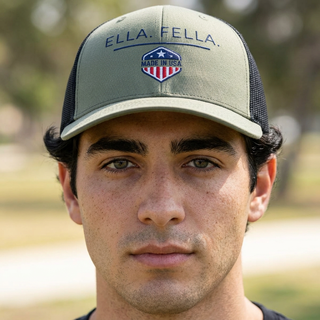 Ella Fella Made in USA Hat Country Music Fan Adjustable Baseball Cap Western Style