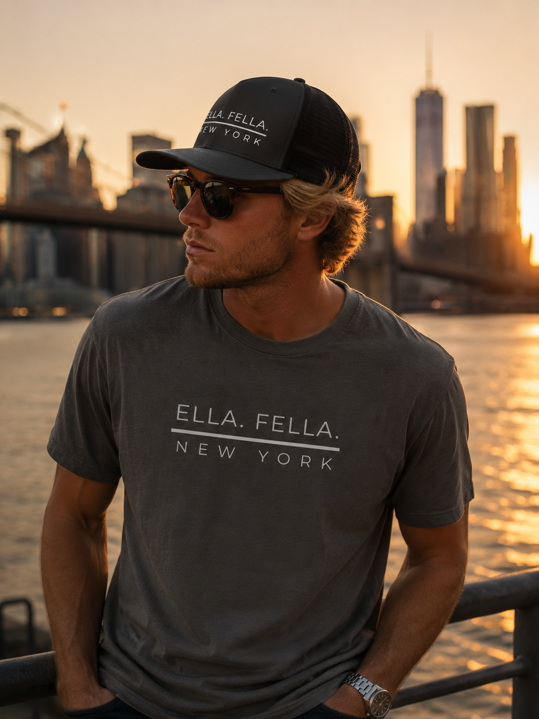 Ella Fella New York Graphic Tee | Country Music Concert Shirt | New York Concerts
