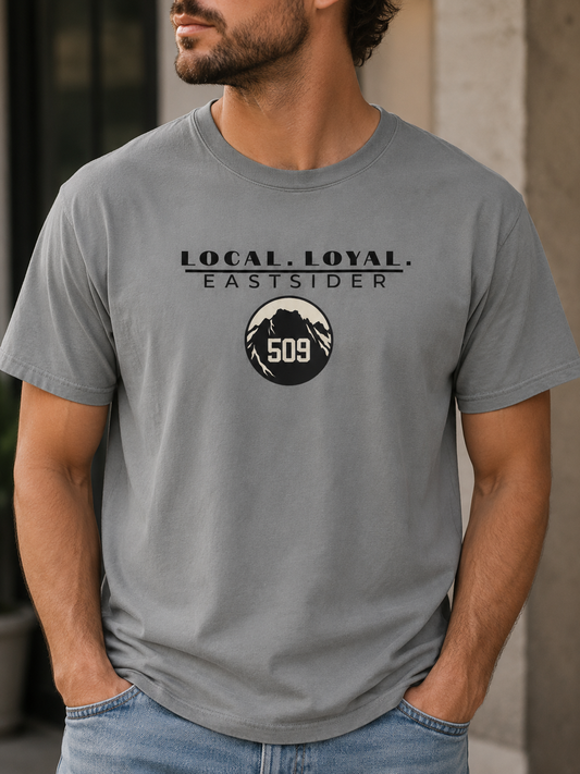 509 Mountains Local Loyal Eastsider T-Shirt | Seattle Area Outdoor Logo