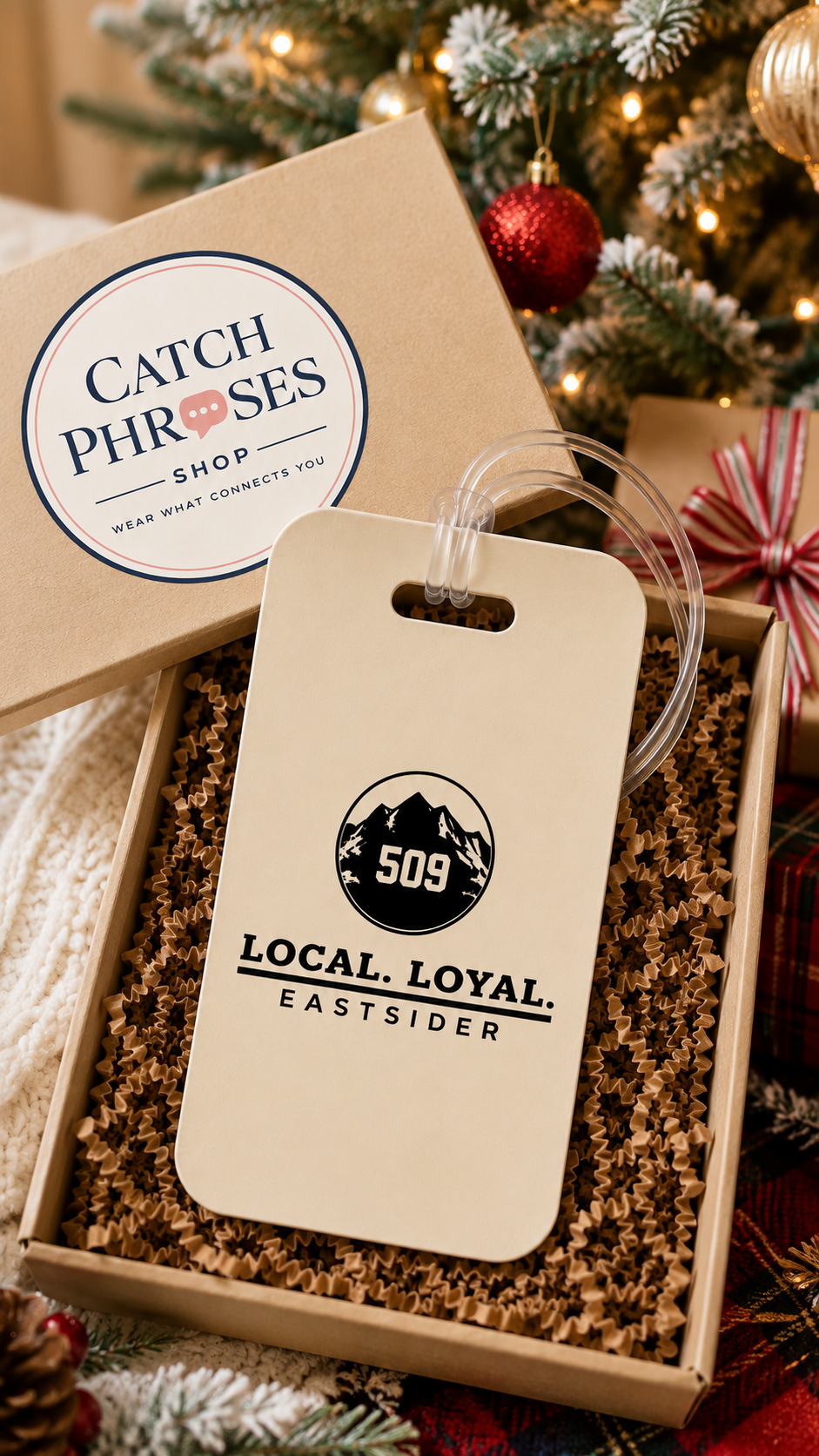 509 Local Loyal Luggage Tag | Spokane Suitcase Tag | Eastsider Travel Tag | Washington State Gift | Carry On Bag Tag