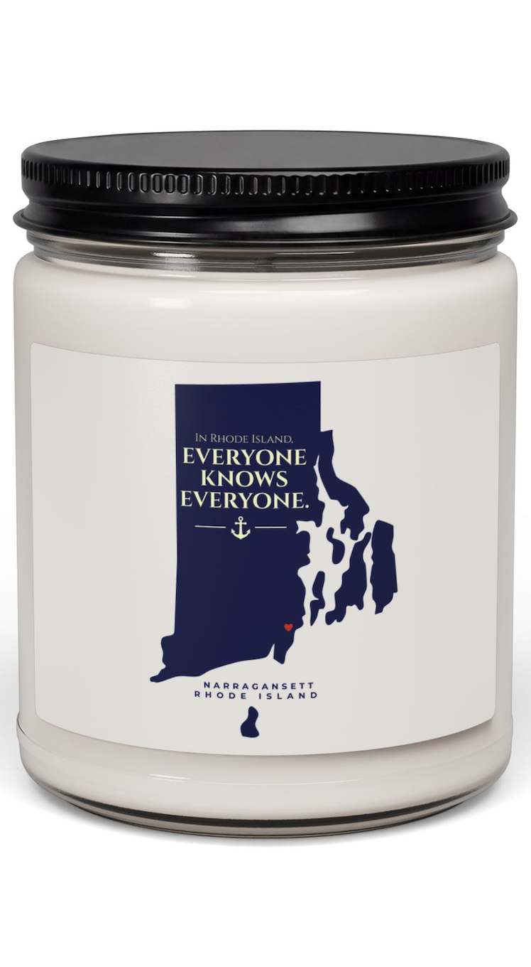 Narragansett Rhode Island Candle | Where Everyone Knows Everyone
