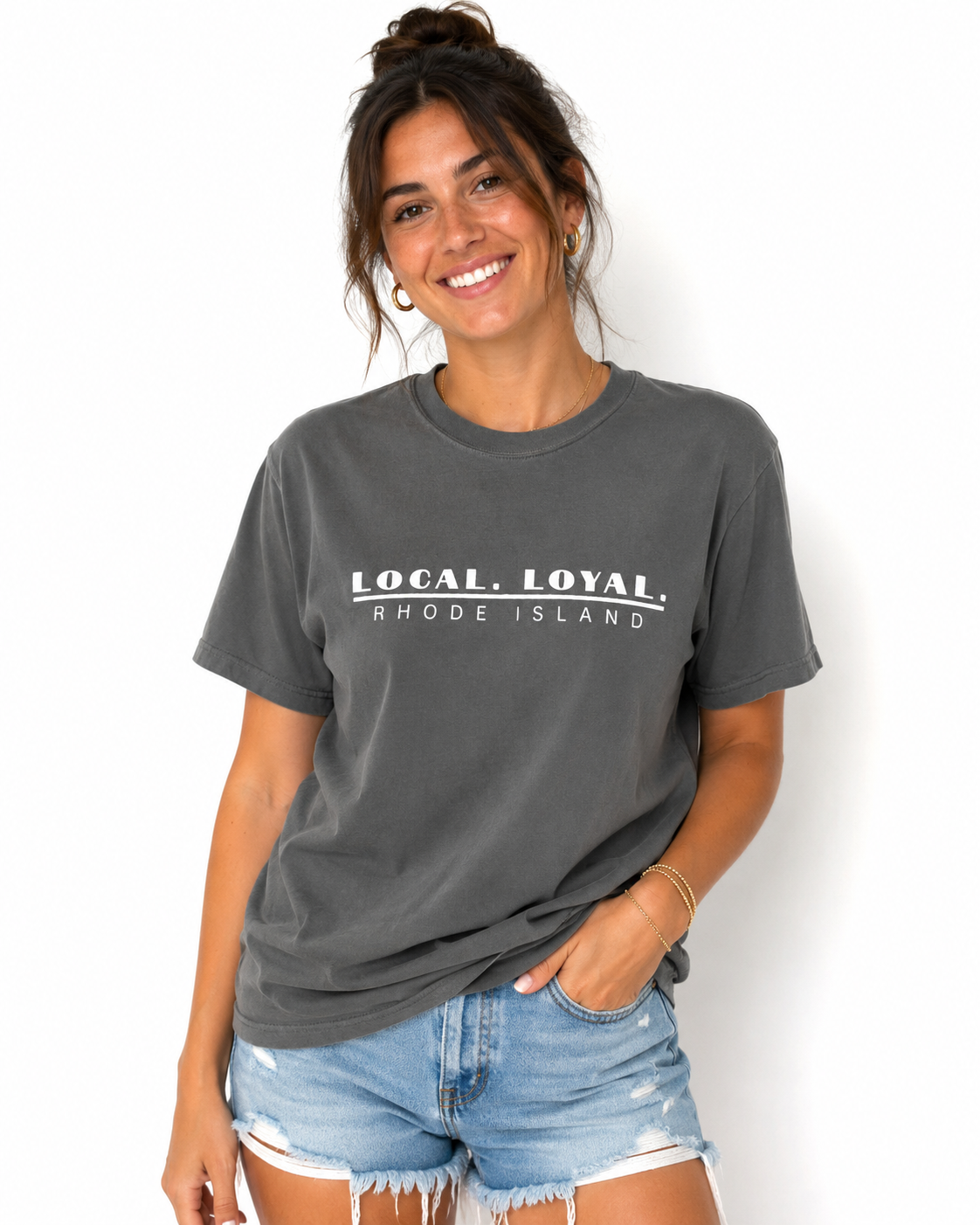 Rhode Island Shirt | Local Loyal Rhode Island Comfort Colors Tee | Ocean State Shirt | Rhode Island Gift | Newport RI Tee