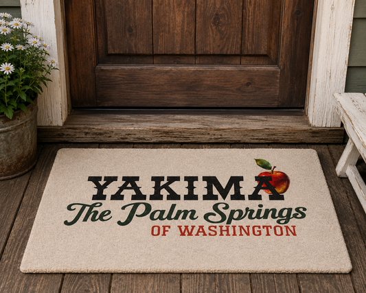 Yakima Doormat | Palm Springs of Washington | 509 Central Washington | Front Door Doormat Gift