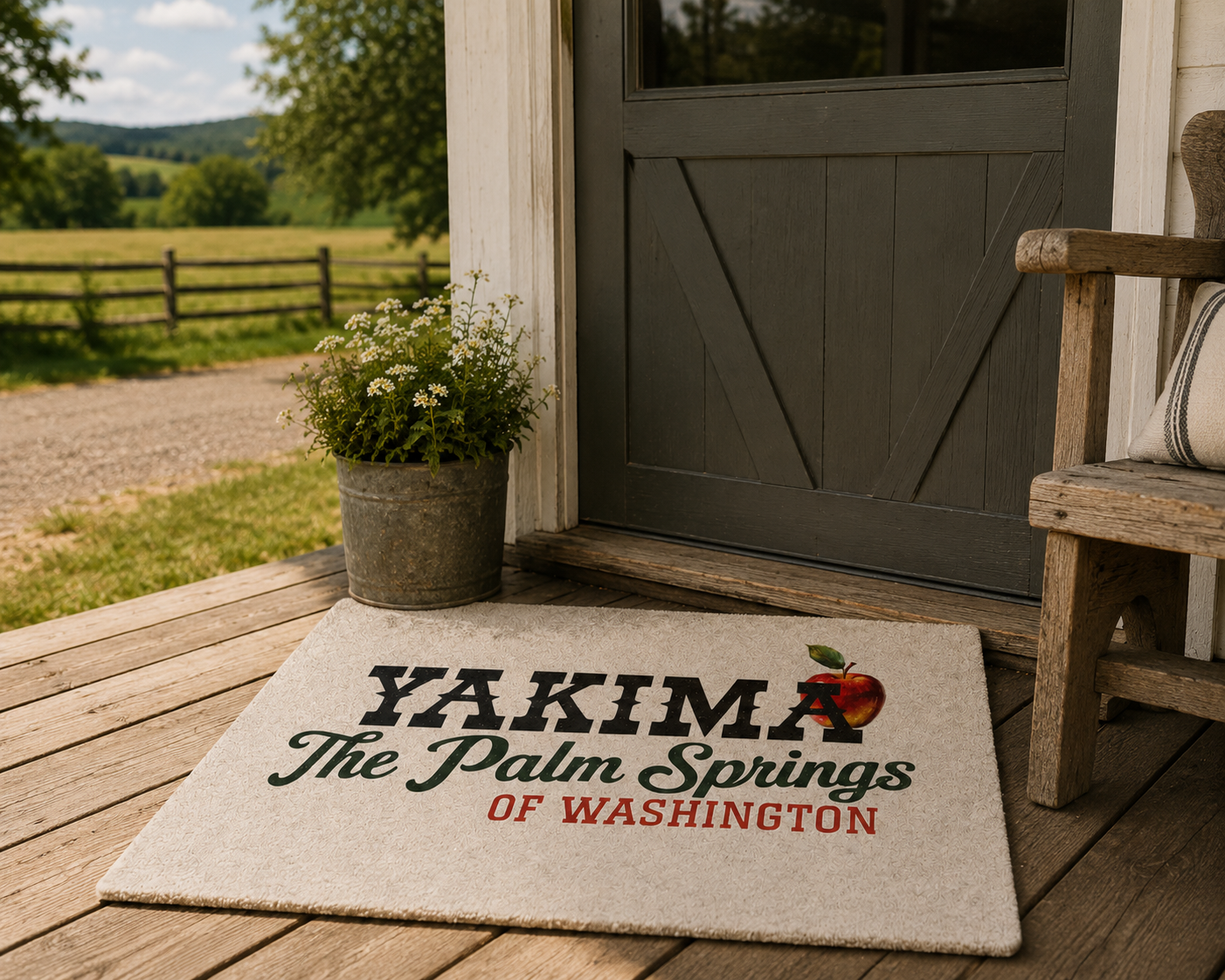 Yakima Doormat | Palm Springs of Washington | 509 Central Washington | Front Door Doormat Gift