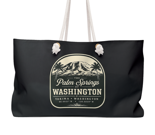 Yakima Washington Tote Bag, Palm Springs of Washington Canvas Beach Bag, 509 Tote, Yakima Gift, Washington State Tote