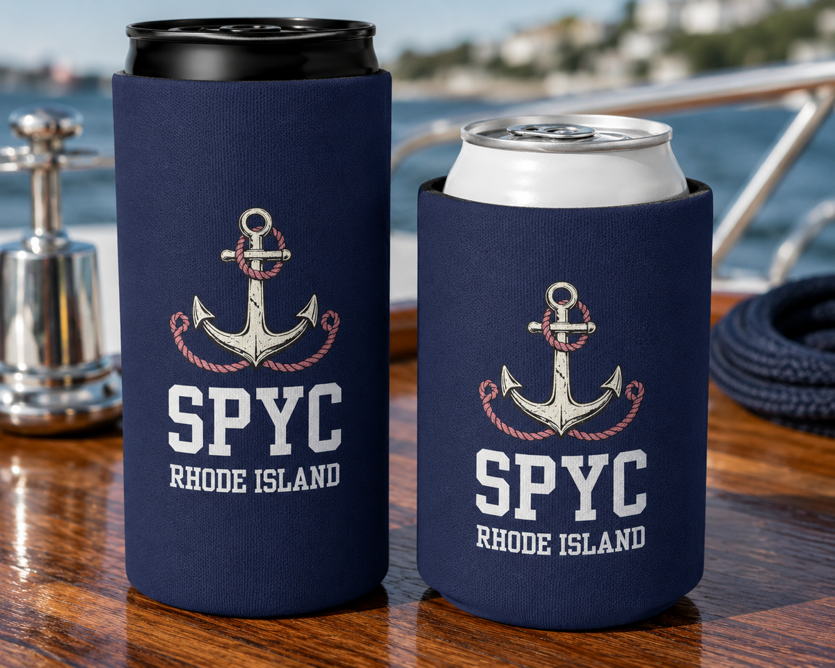 Slam Pig Yacht Club Can Cooler | Rhode Island Drink | Boat Lover Gift