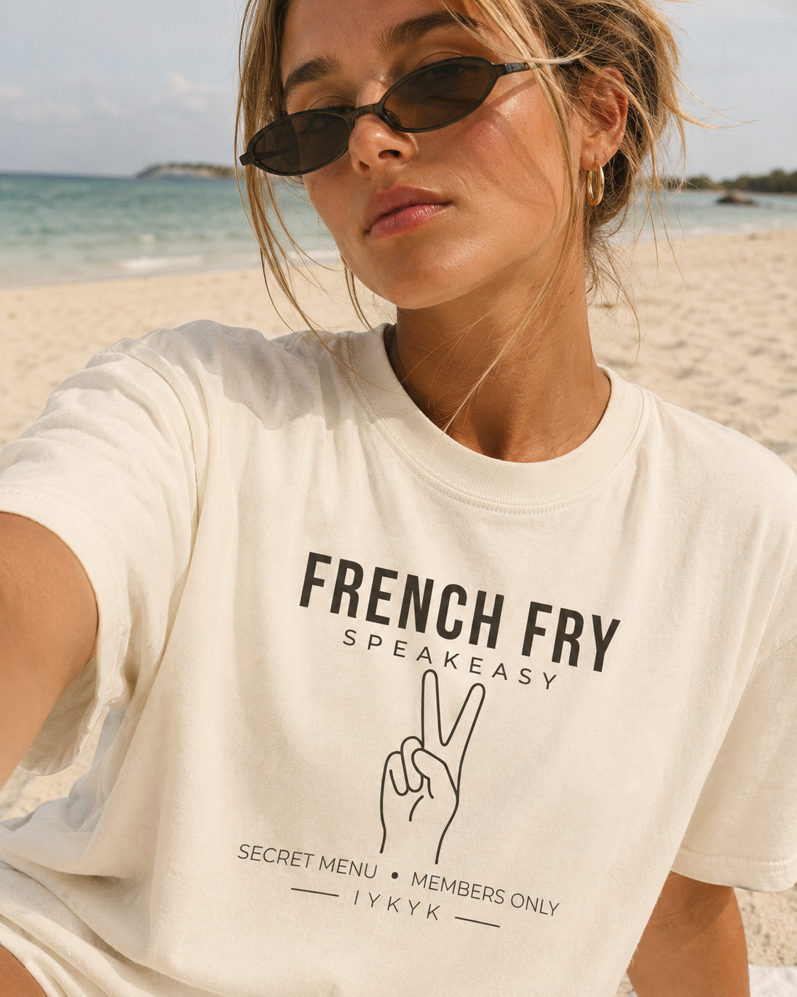 French Fry Speakeasy Shirt, Secret Menu Graphic Tee, IYKYK Shirt, Funny Viral Tee, Minimalist Comfort Colors Shirt, Love Island