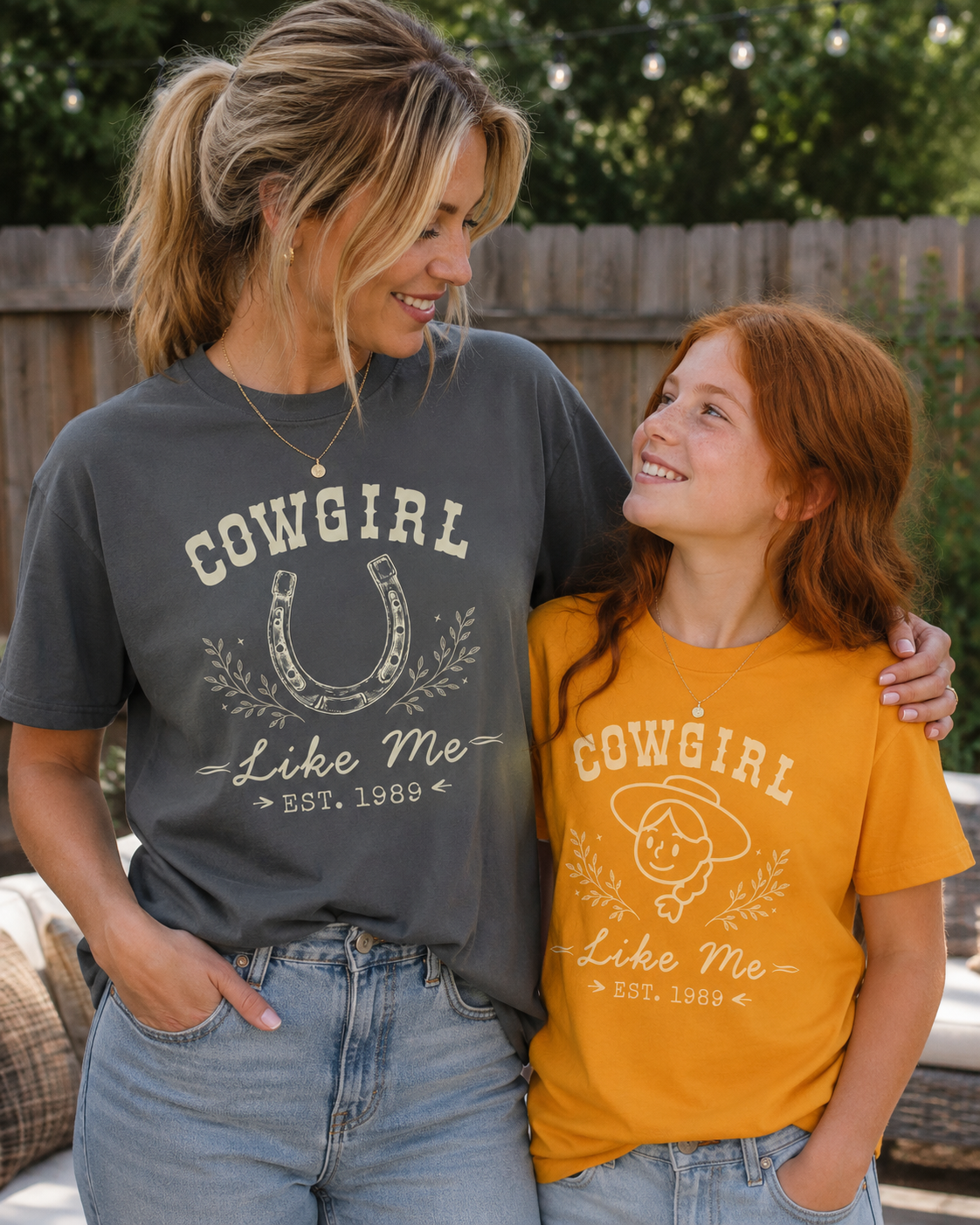 Cowgirl Like Me Girls Shirt | Western Kids Tee | Rodeo Girl Outfit | Horse Lover Gift