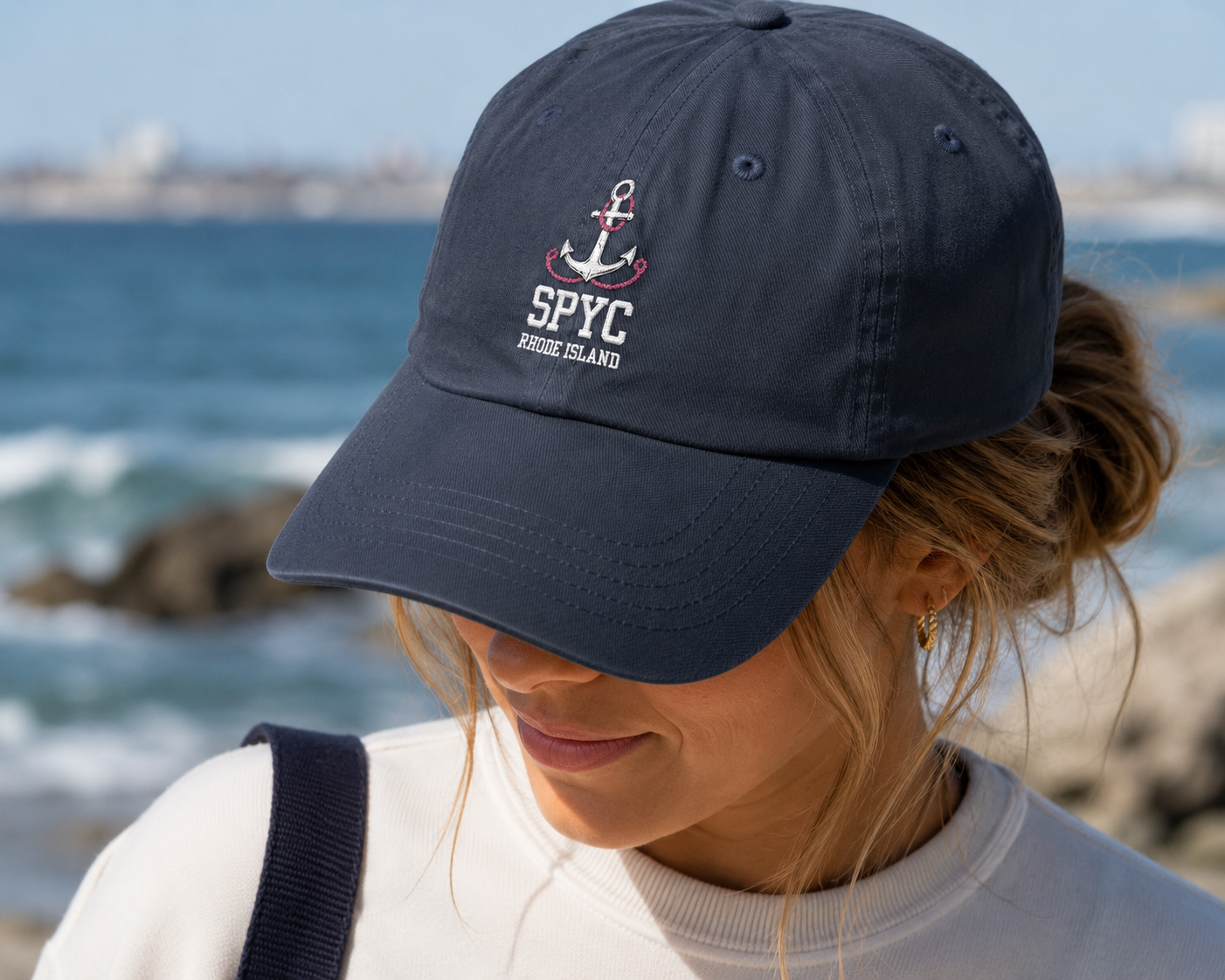 Slam Pig Yacht Club SPYC Rhode Island Cap | Classic Cap | Real Reality