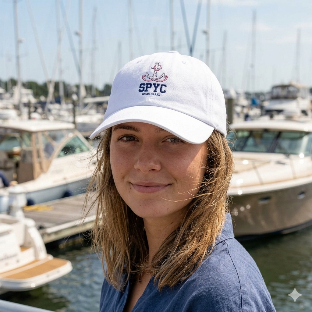 Slam Pig Yacht Club SPYC Classic Cap | Sailing Yacht Club Embroidered | Reality Rhode Island