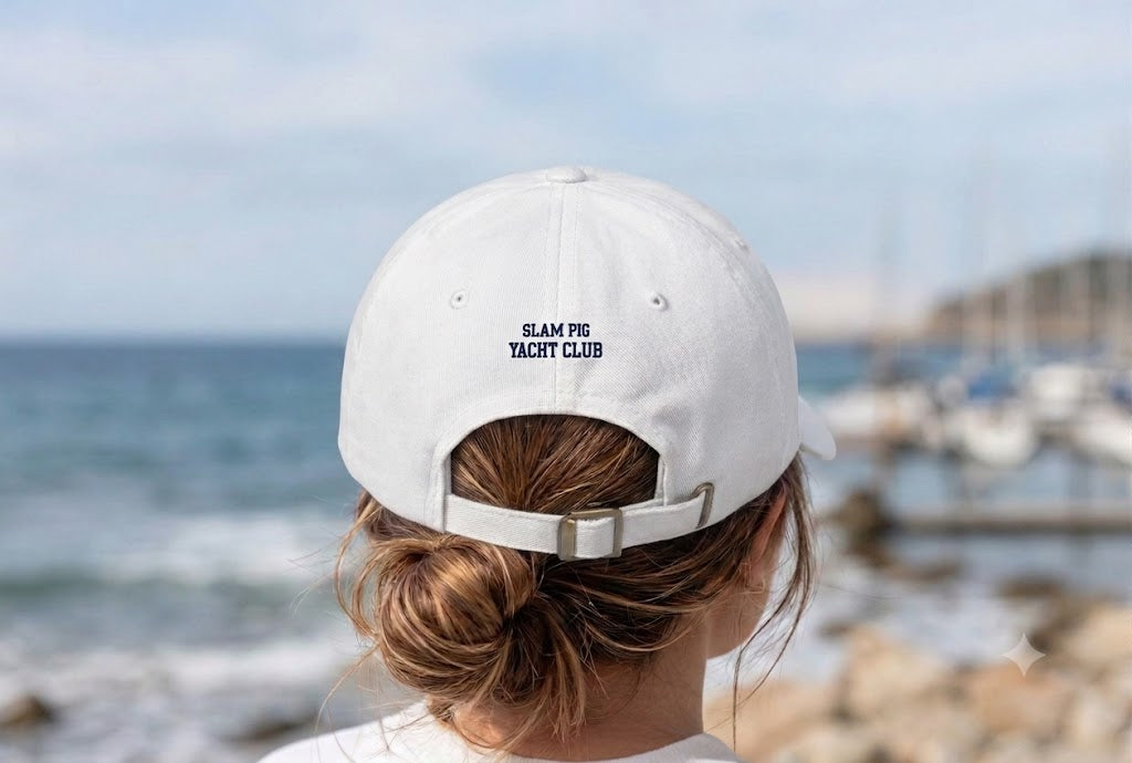 Slam Pig Yacht Club SPYC Classic Cap | Sailing Yacht Club Embroidered | Reality Rhode Island