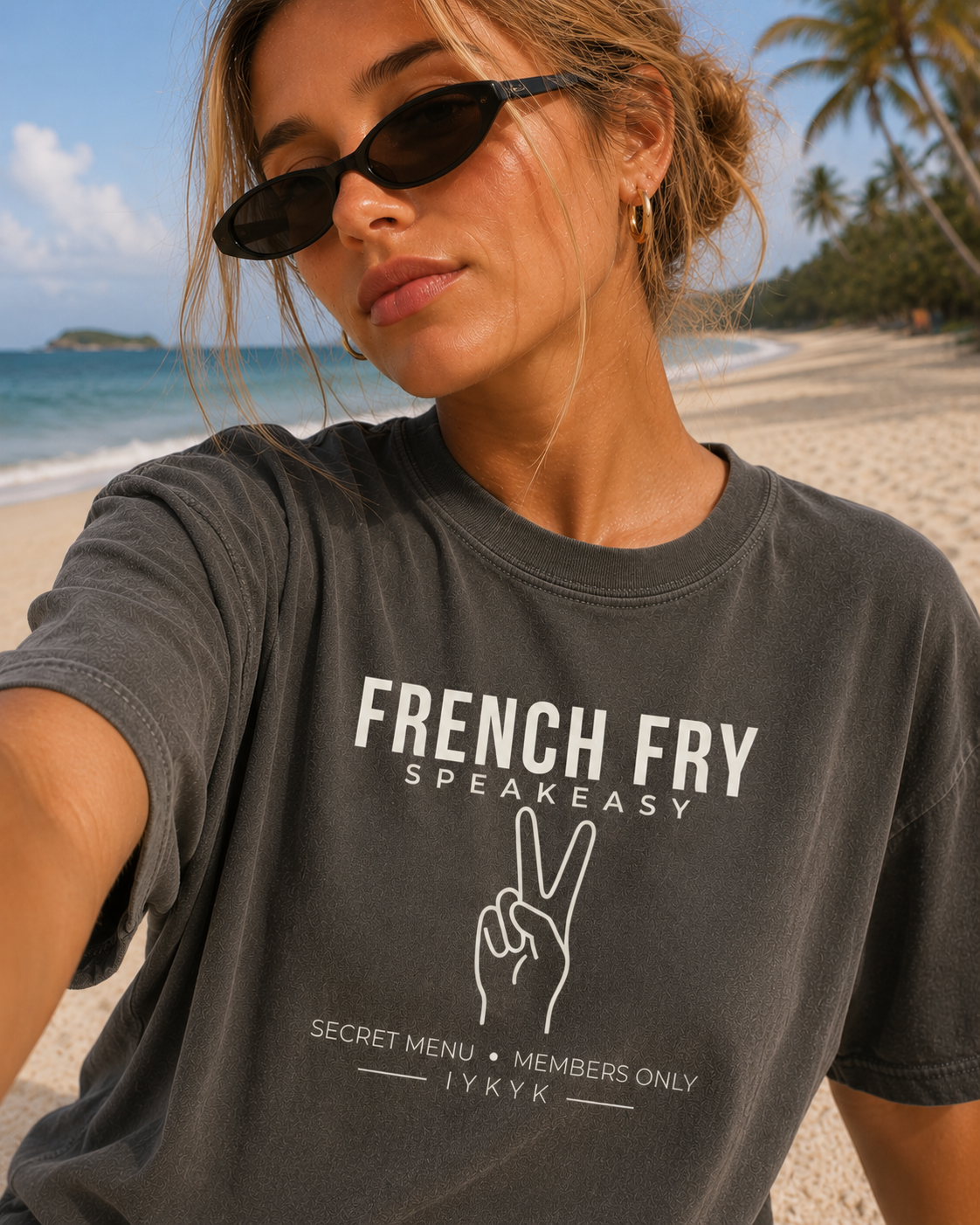 French Fry Speakeasy Shirt, Secret Menu Graphic Tee, IYKYK Shirt, Funny Viral Tee, Minimalist Comfort Colors Shirt
