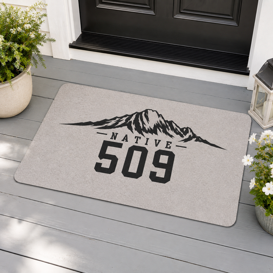 Native 509 Doormat | Mountain Design, 509 Area Code | Central Washington
