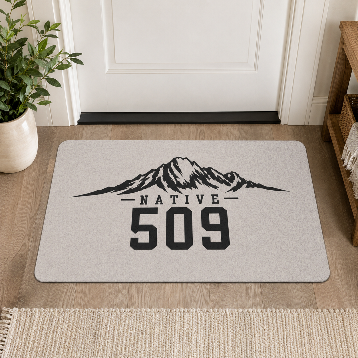 Native 509 Doormat | Mountain Design, 509 Area Code | Central Washington