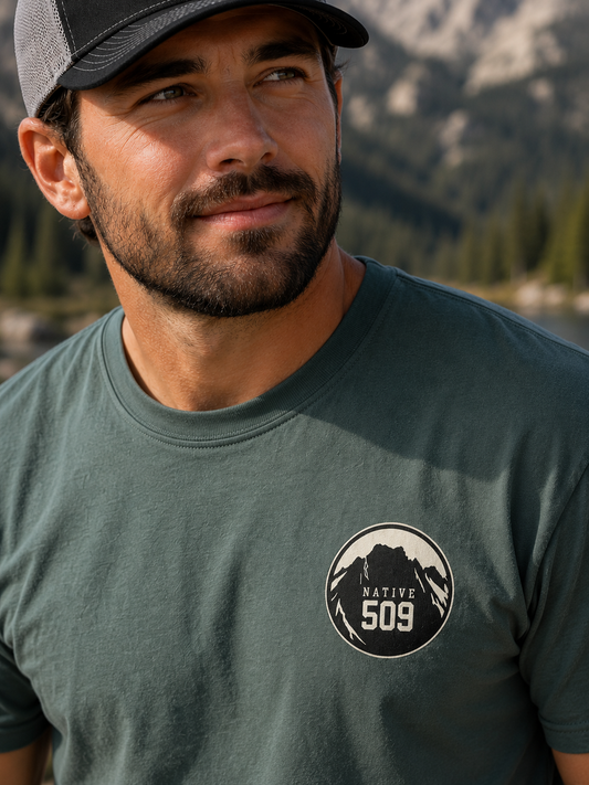 Native 509 Central Washington Shirt, Washington State T-Shirt, Pacific Northwest Mountain Shirt, PNW Gift