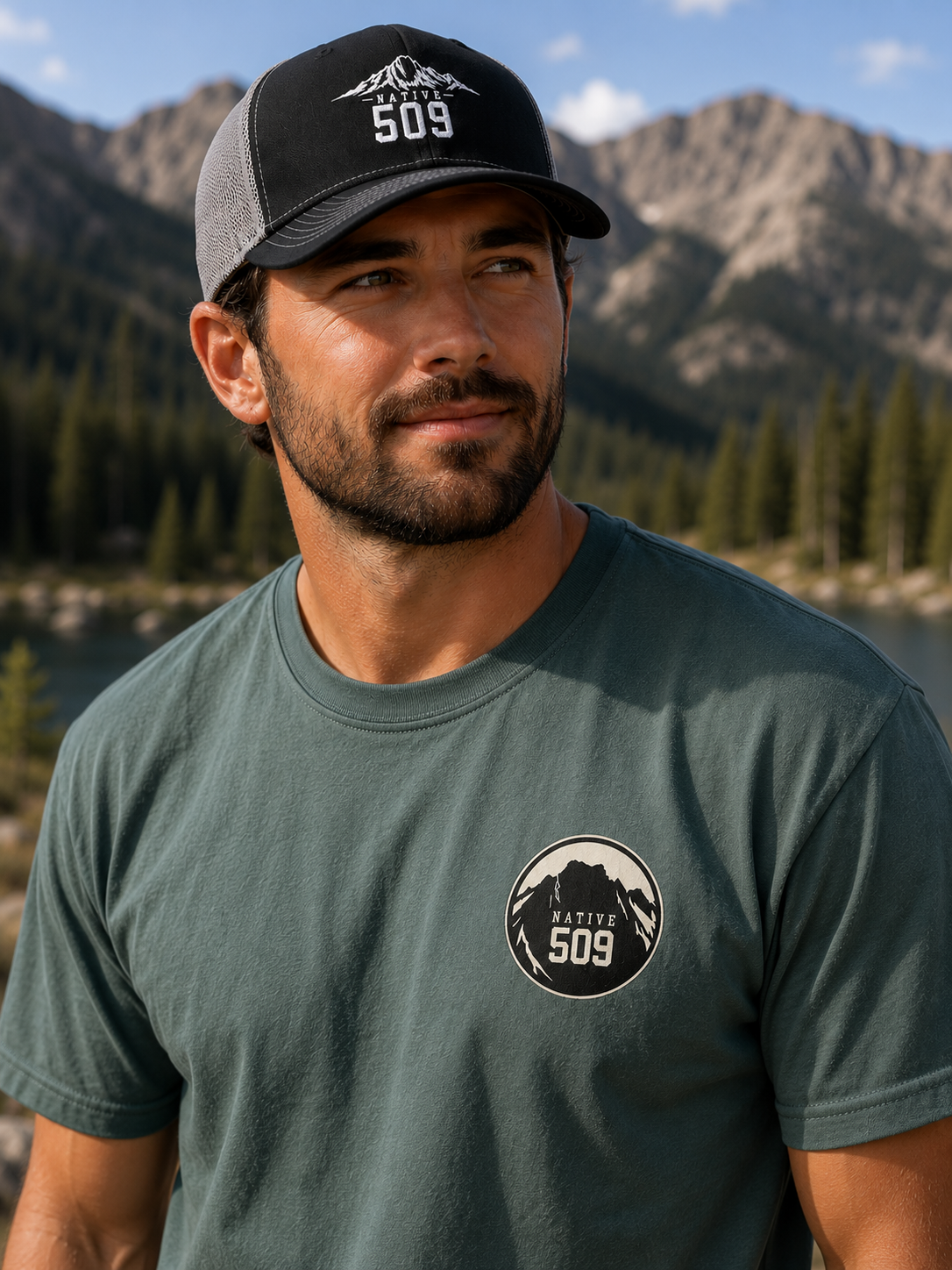 Native 509 Central Washington Shirt, Washington State T-Shirt, Pacific Northwest Mountain Shirt, PNW Gift
