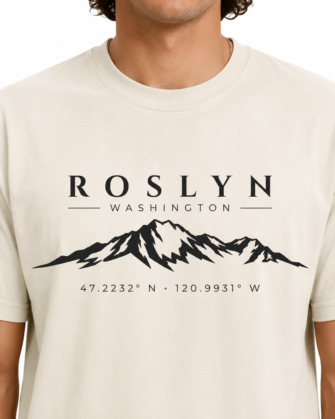 Roslyn Washington Mountain Shirt, Mount Stuart T-Shirt, Pacific Northwest Shirt, Roslyn WA Gift
