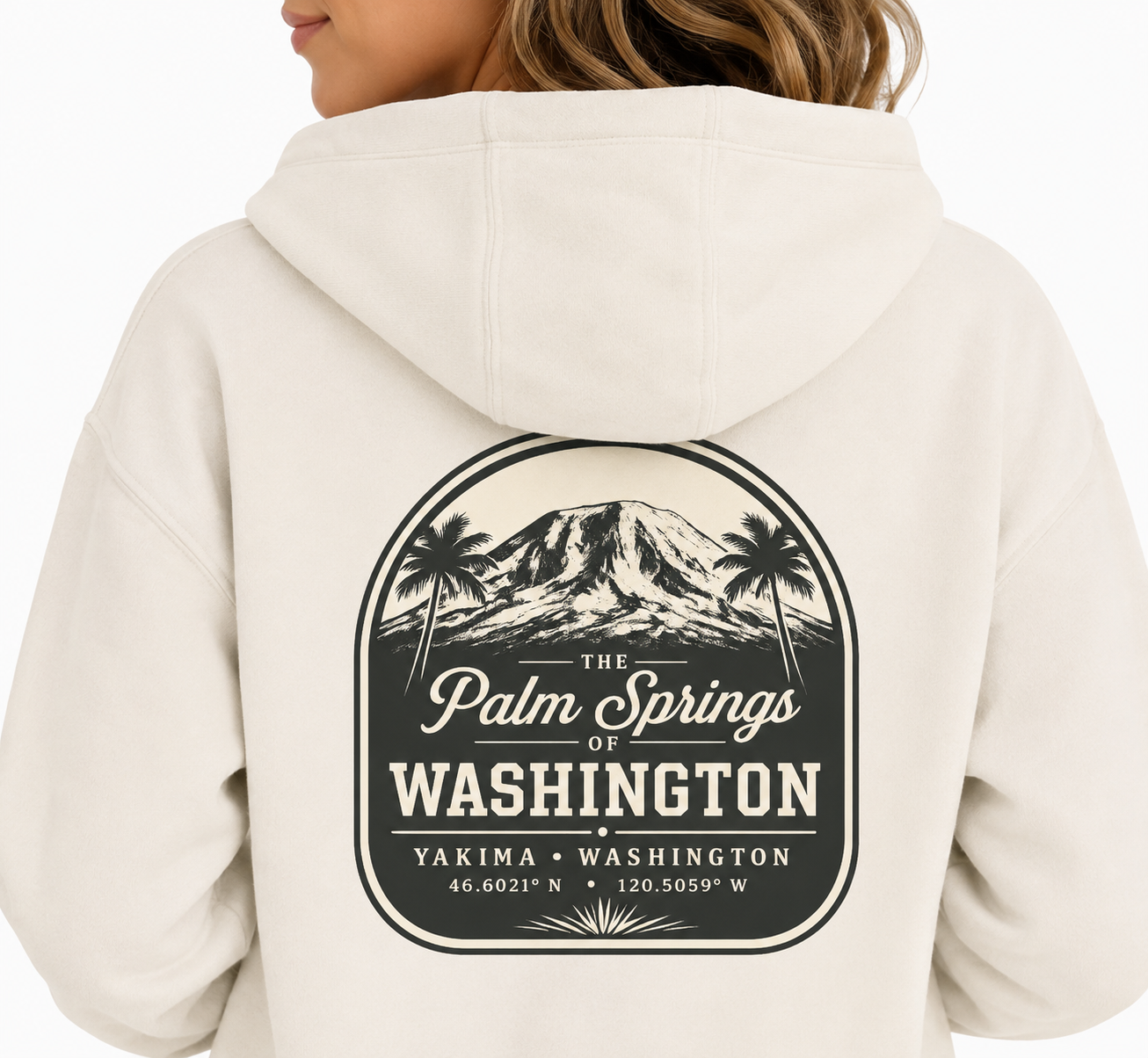 Yakima Palm Springs of Washington Hoodie | Mount Adams Local Pride