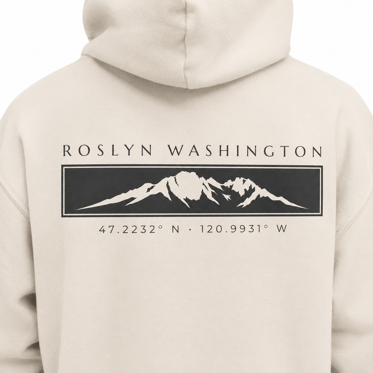 Roslyn Washington Hoodie | Mount Stuart Hoodie | Raised 509 Hoodie | PNW Sweatshirt | Cle Elum | Suncadia | Leavenworth | Washington Hoodie