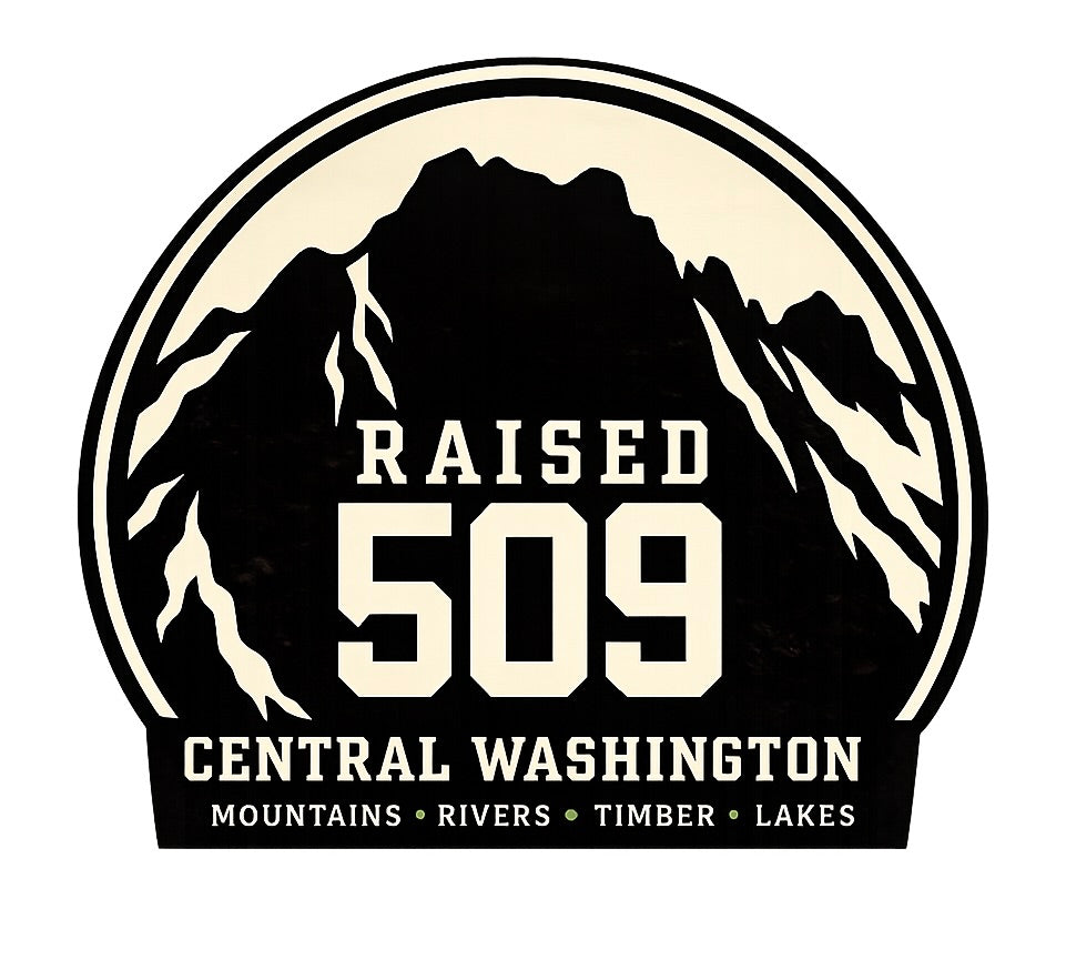 Raised 509 Central Washington Tee | PNW Mountain Shirt