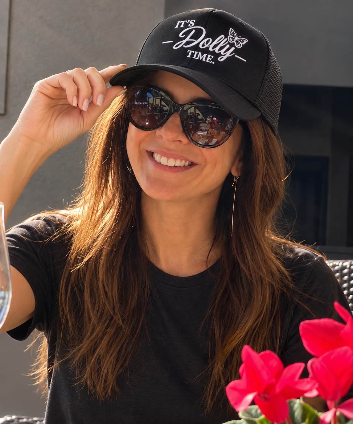 It’s Dolly Time Trucker Hat Dolly Day 925