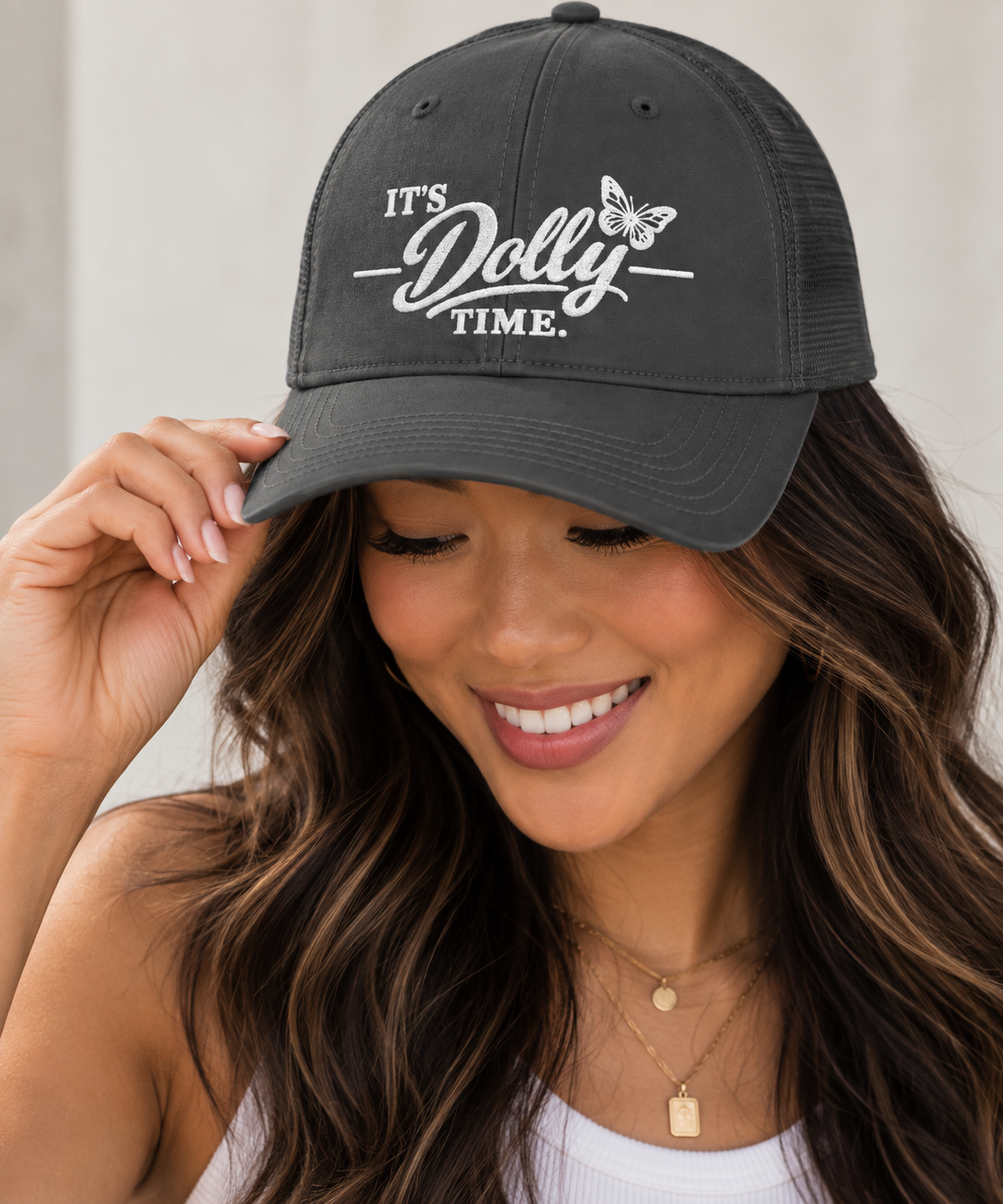 It’s Dolly Time Embroidered Hat | Dolly Day 09•25