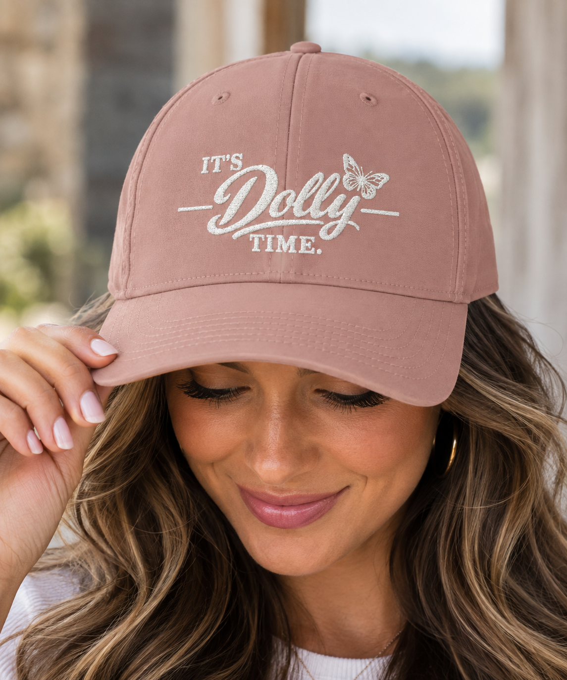 It’s Dolly Time Embroidered Hat | Dolly Day 09•25