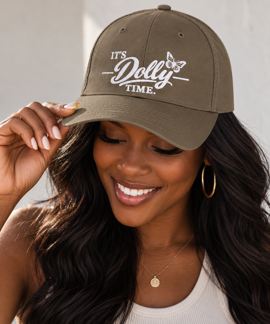 It’s Dolly Time Embroidered Hat | Dolly Day 09•25