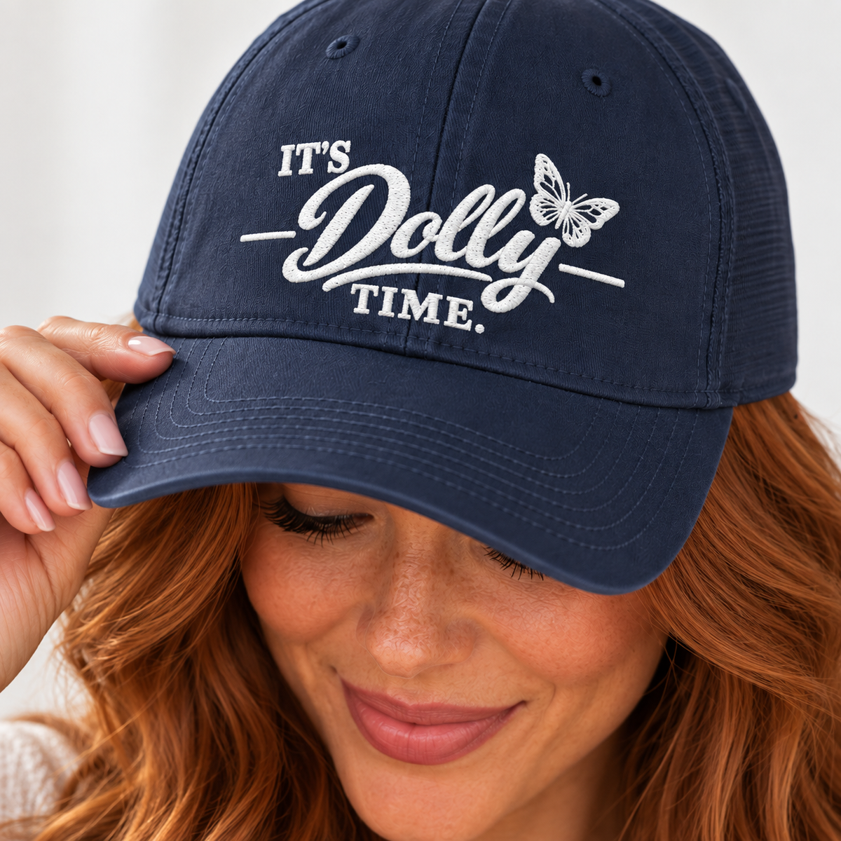 It’s Dolly Time Embroidered Hat | Dolly Day 09•25