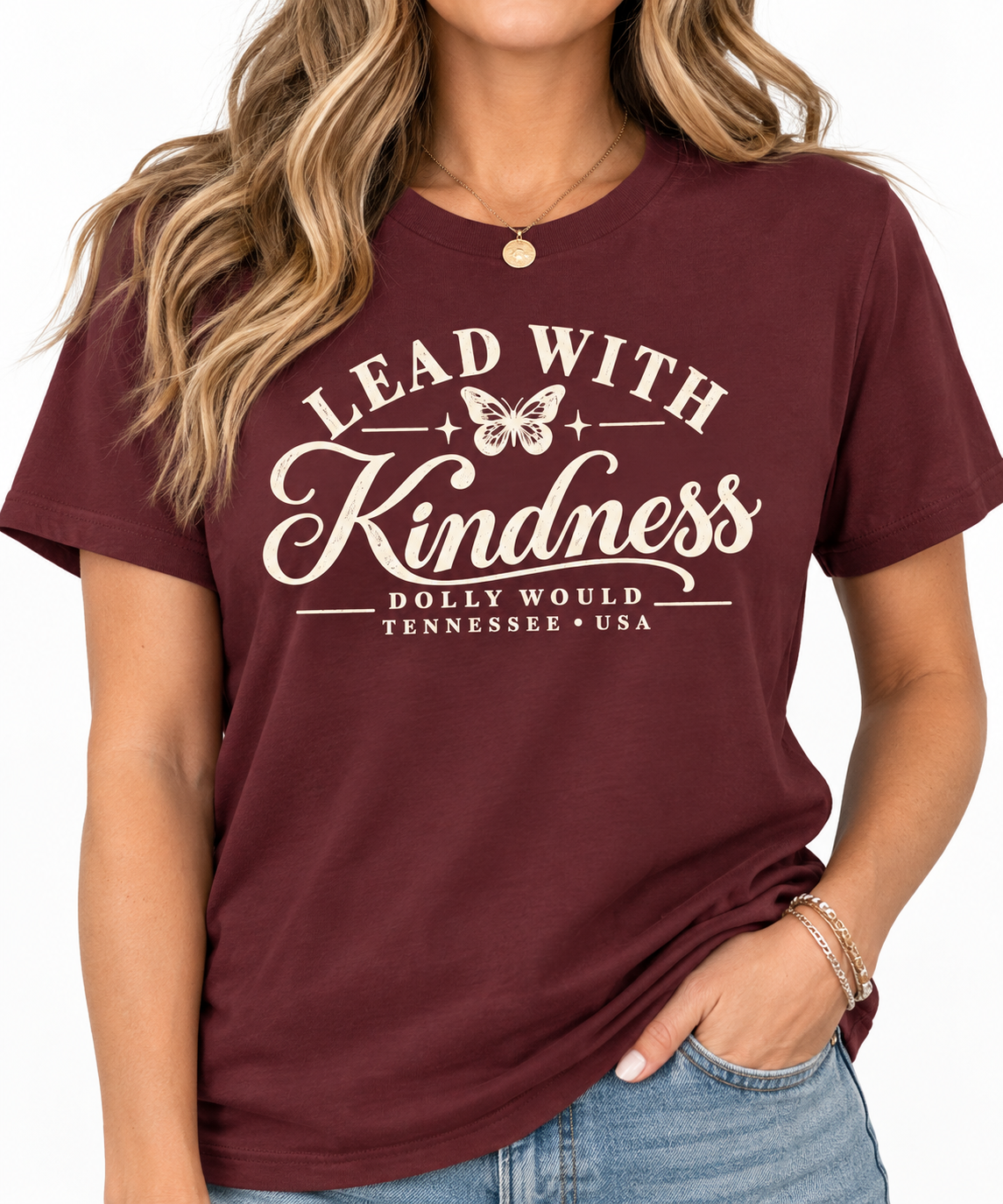 Lead With Kindness – Dolly Would Tennessee Tee 925