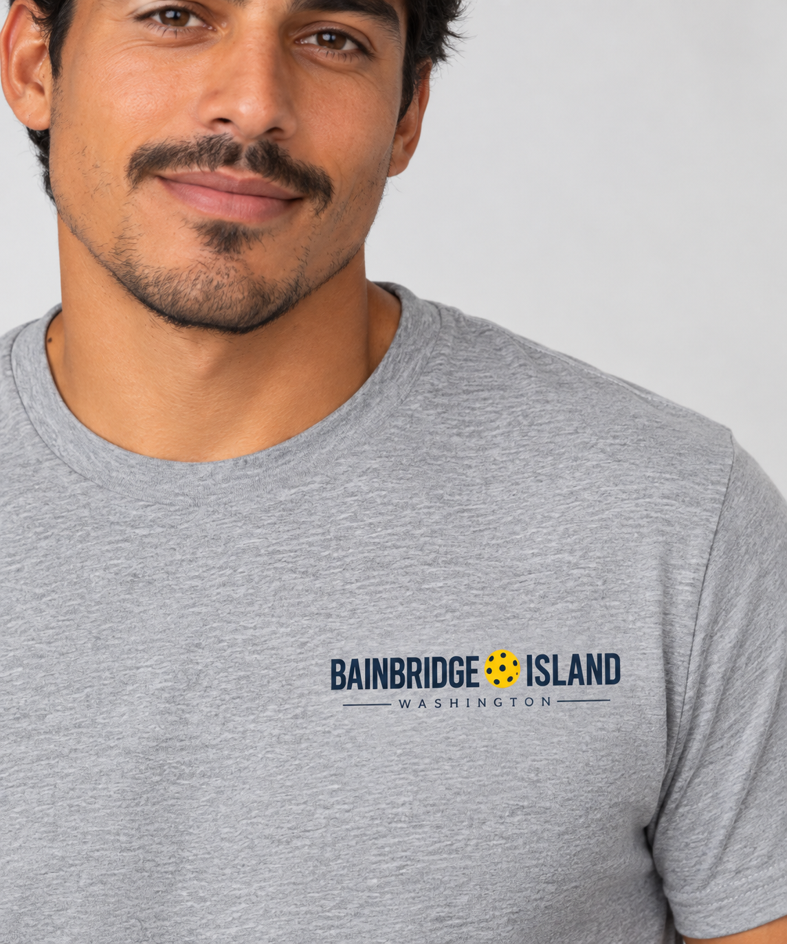 Bainbridge Island Pickleball 1965 Front & Back Tee