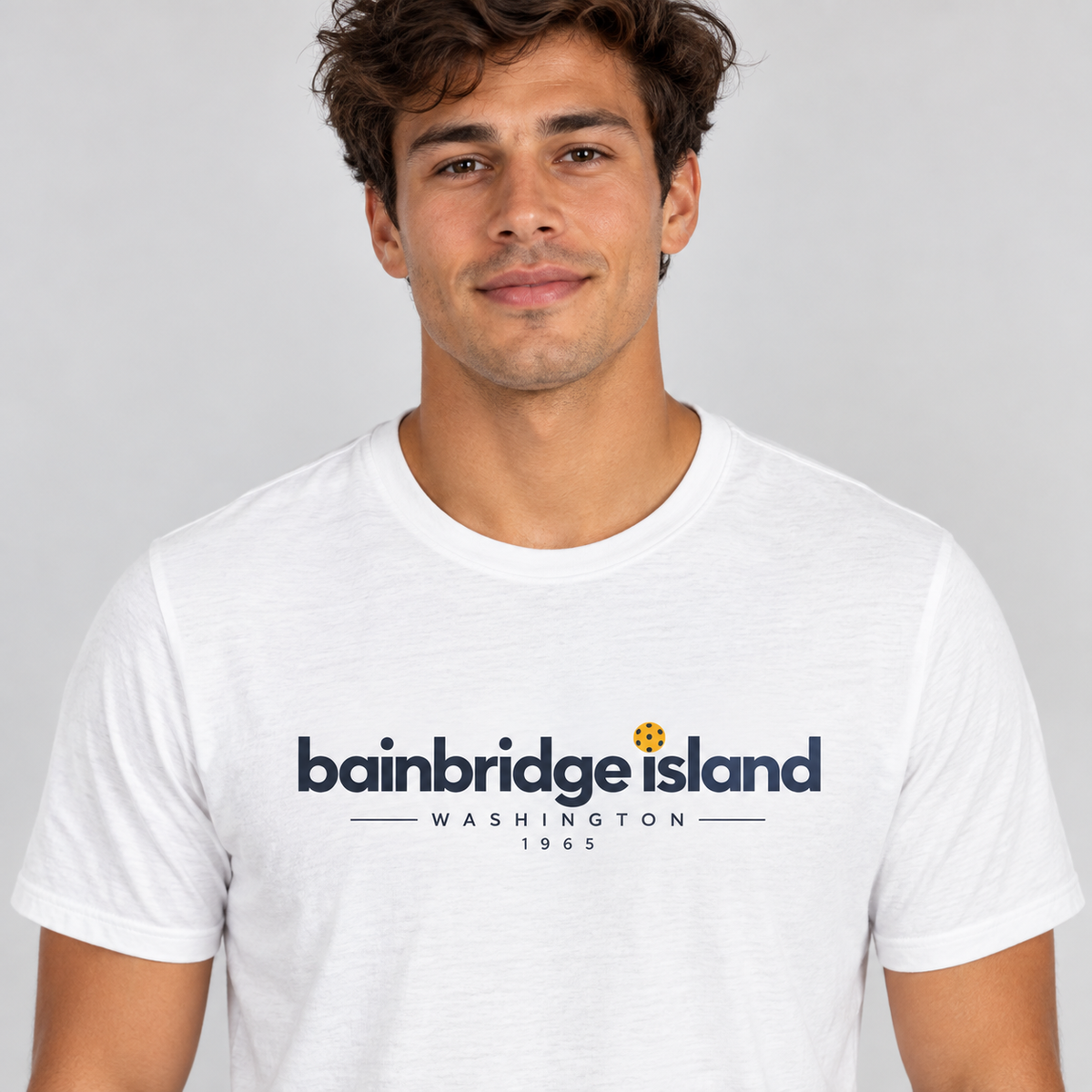 Bainbridge Island Pickleball 1965 Tee – Washington Pickleball Shirt