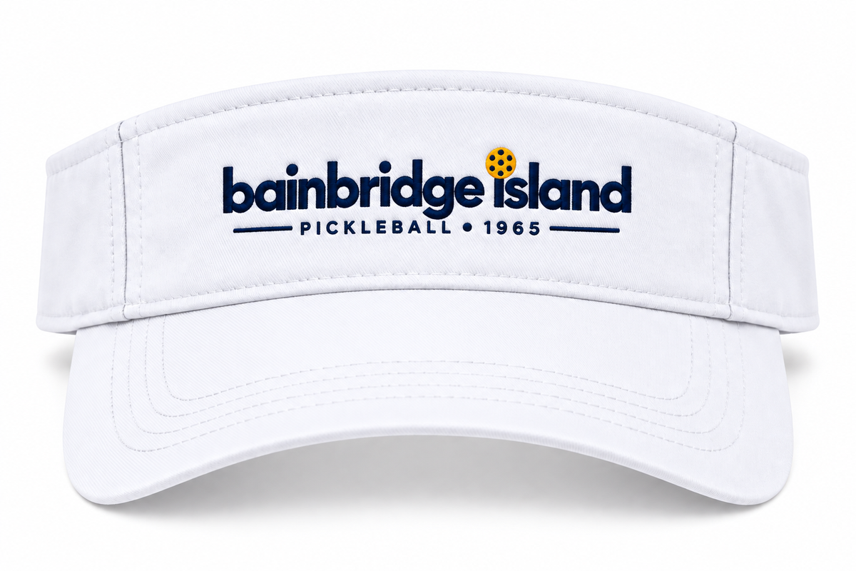 Bainbridge Island Pickleball Visor | Home of Pickleball 1965