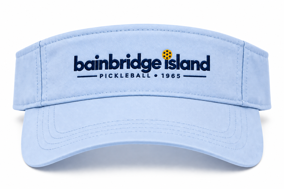 Bainbridge Island Pickleball Visor | Home of Pickleball 1965
