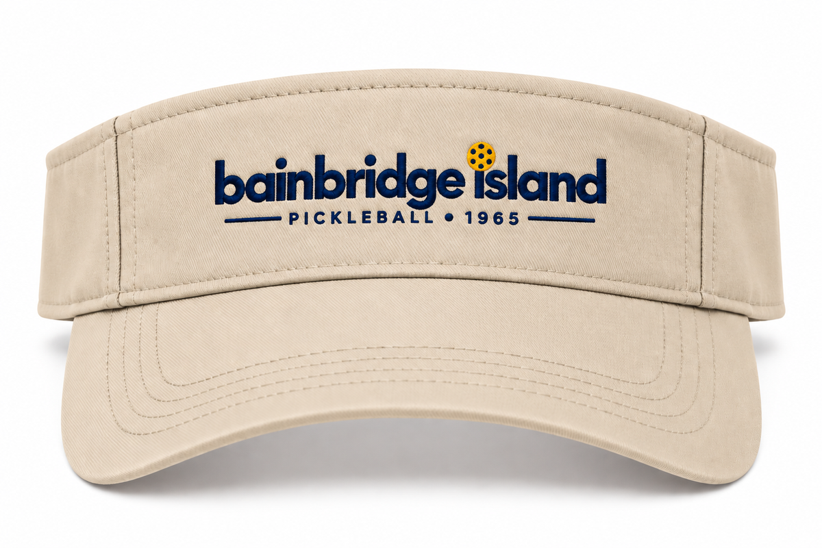 Bainbridge Island Pickleball Visor | Home of Pickleball 1965