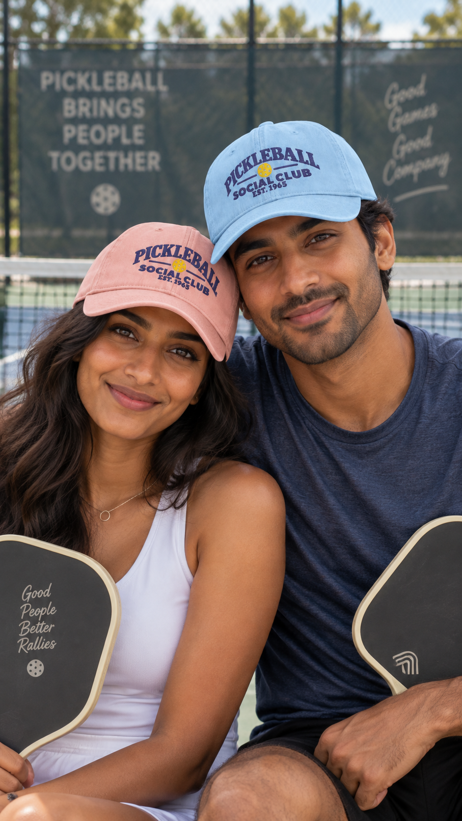 Pickleball Social Club Embroidered Hat | Est. 1965