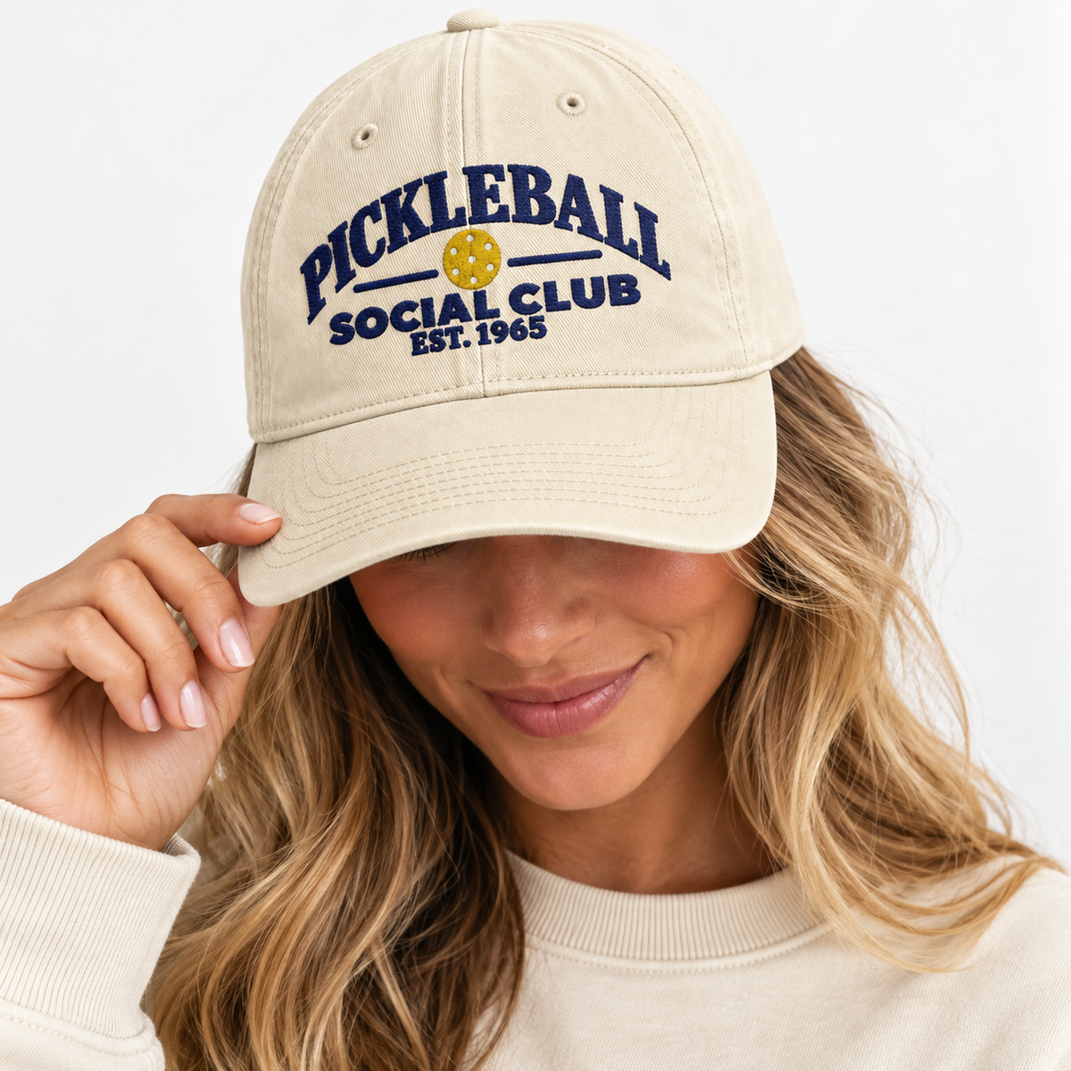 Pickleball Social Club Embroidered Hat | Est. 1965