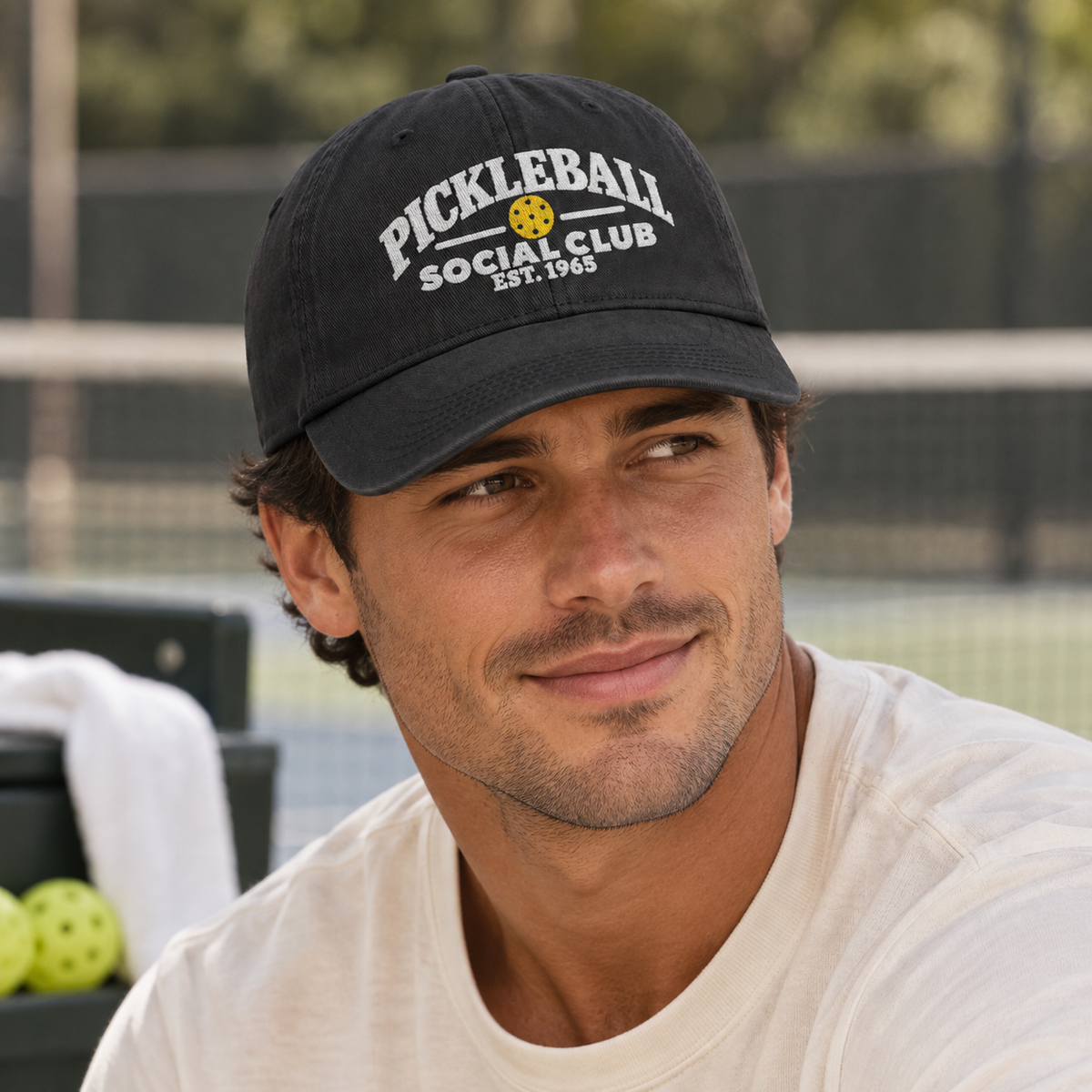 Pickleball Social Club Embroidered Hat | Est. 1965