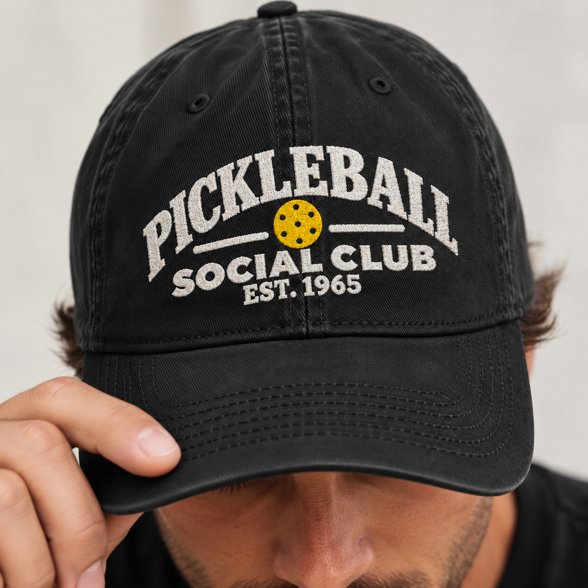 Pickleball Social Club Embroidered Hat | Est. 1965
