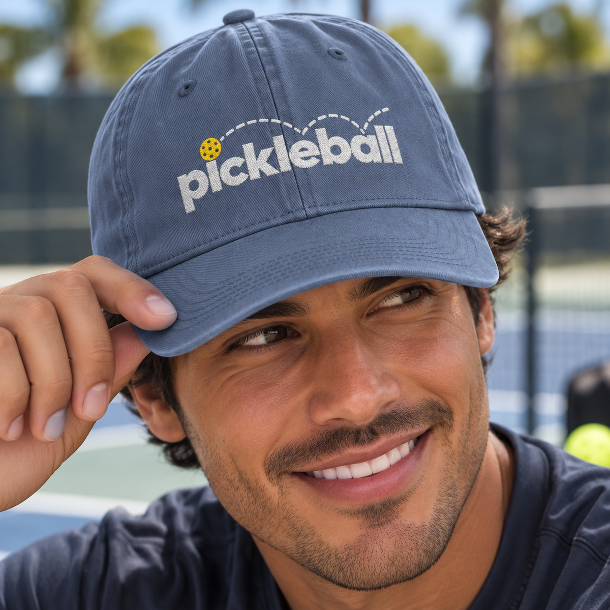 Embroidered Pickleball Hat | Vintage Pickleball Cap