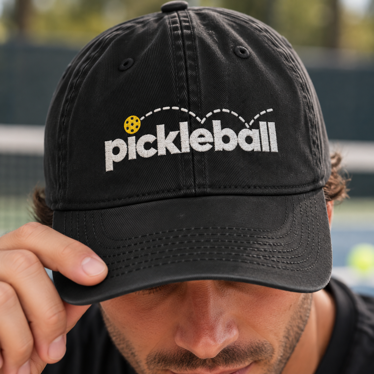 Embroidered Pickleball Hat | Vintage Pickleball Cap