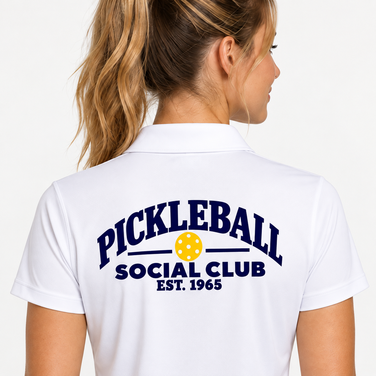 Women’s Pickleball Social Club Performance Polo