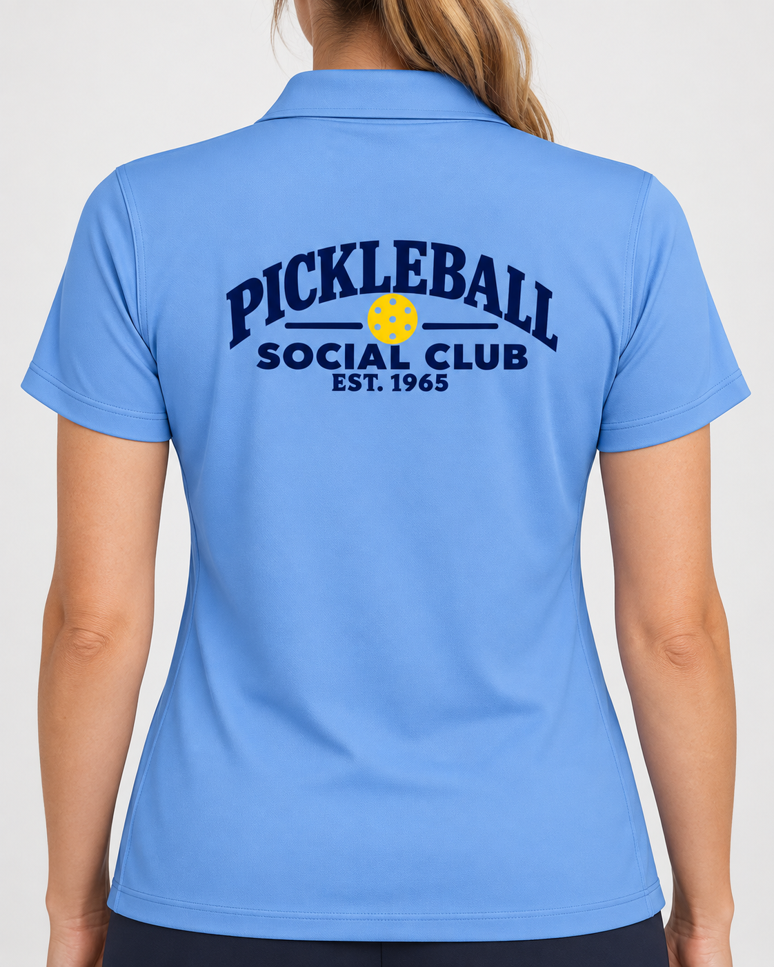 Women’s Pickleball Social Club Performance Polo