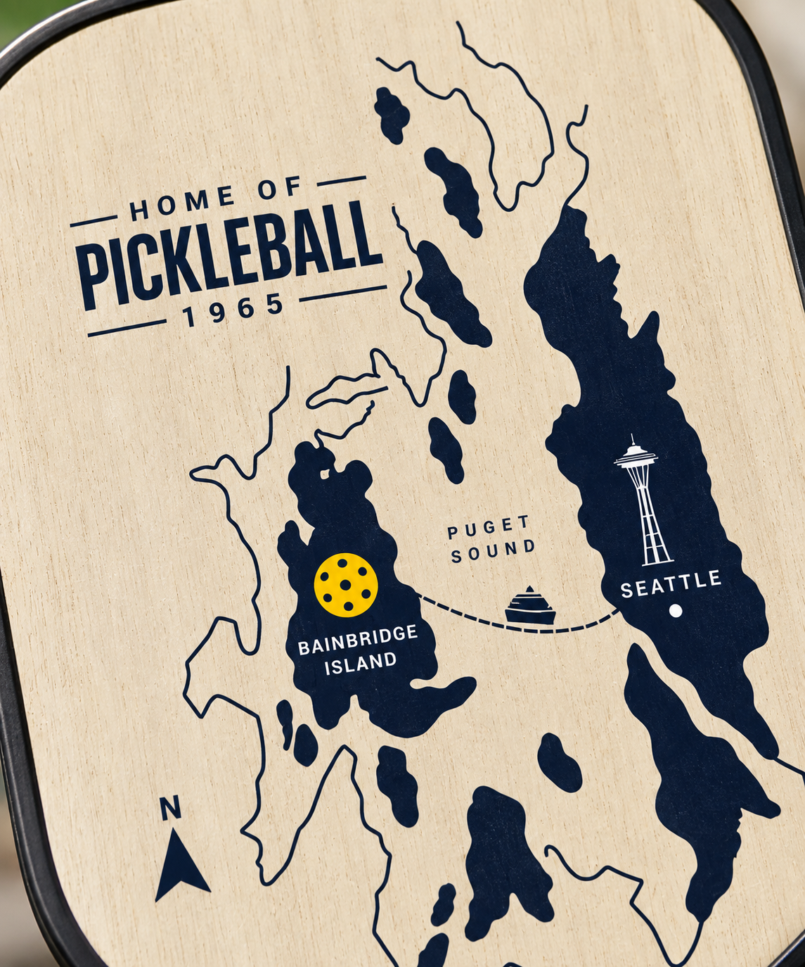 Bainbridge Island Pickleball Paddle Set | Home of Pickleball 1965
