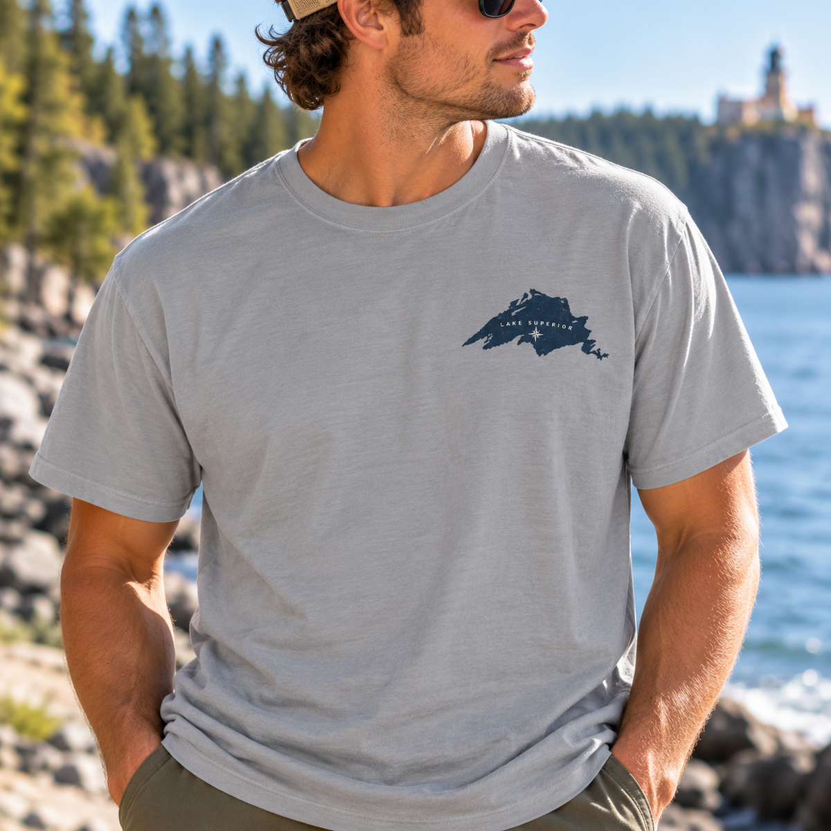 Up North Lake Superior T-Shirt | Raised Out in the Cold Graphic Tee