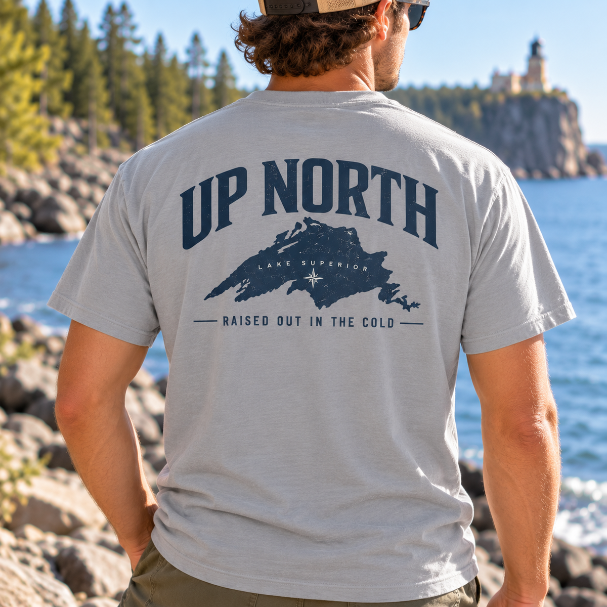 Up North Lake Superior T-Shirt | Raised Out in the Cold Graphic Tee