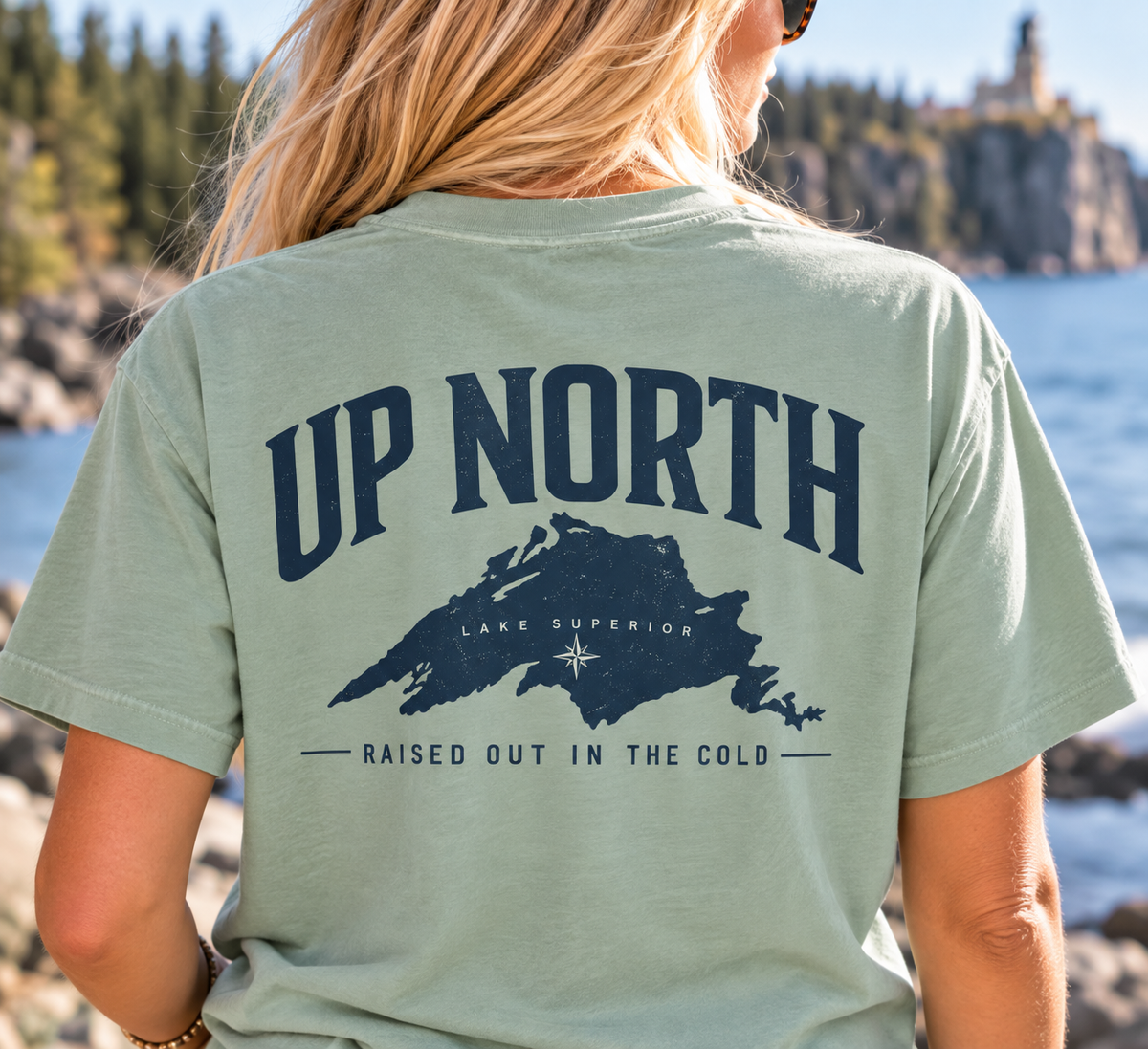 Up North Lake Superior T-Shirt | Raised Out in the Cold Graphic Tee