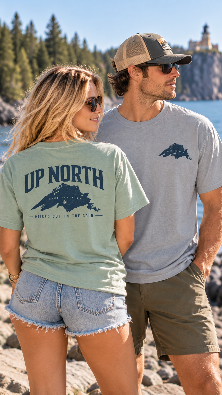 Up North Lake Superior T-Shirt | Raised Out in the Cold Graphic Tee