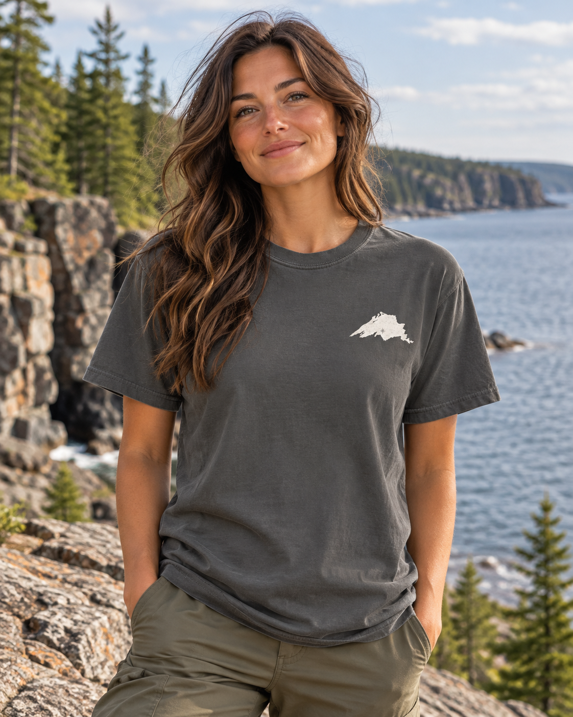 Up North Lake Superior T-Shirt | Forgive My Northern Attitude Graphic Tee
